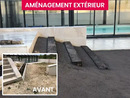 Aménagement extérieur à CHAMBRAY-LÈS TOURS (37)