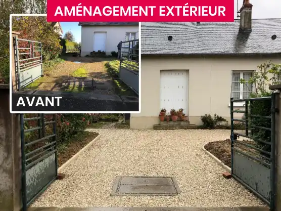 AMÉNAGEMENT D’UNE ENTRÉE ET PARKING À TOURS