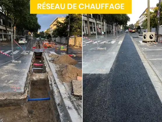 RÉFECTION D’UN RÉSEAU DE CHALEUR Á TOURS