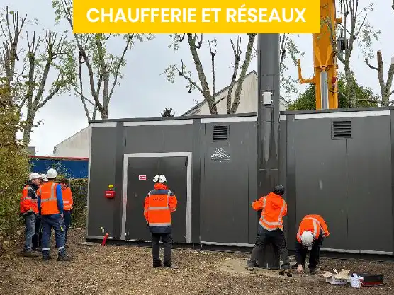 Chaufferie et réseaux : École Mairie de Luynes (37)